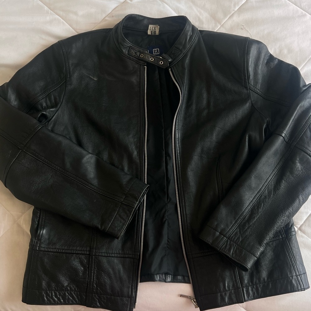 Vintage Black Reitman’s Leather Jacket